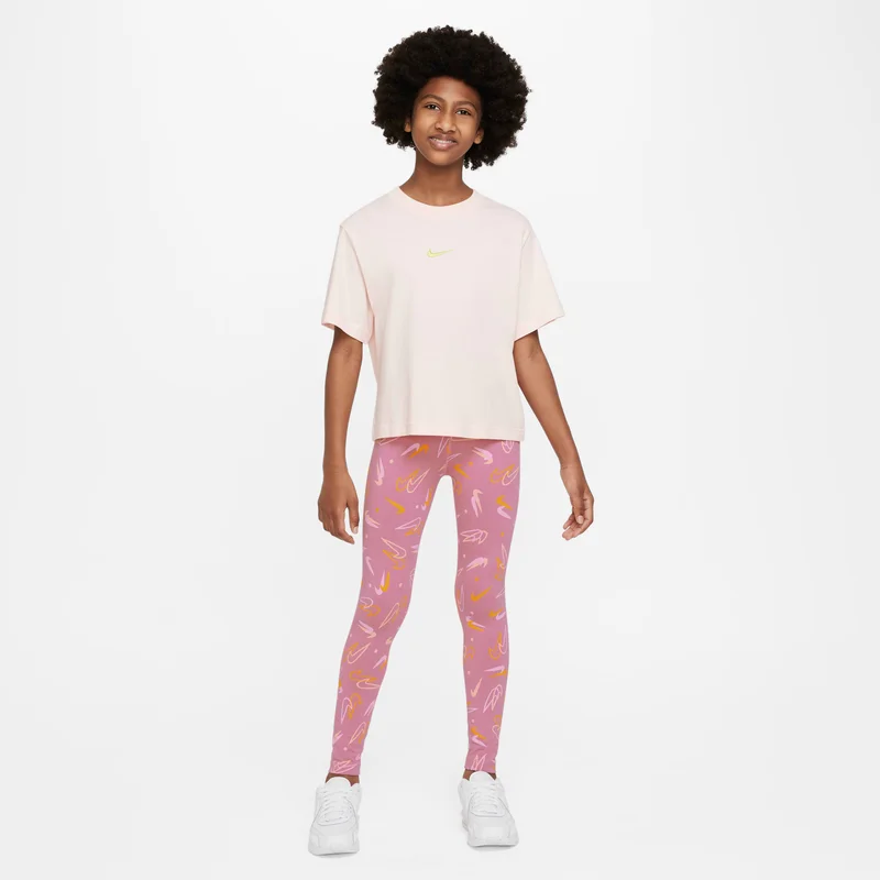 Nike Kids' Sportswear Essential Mid-Rise Leggings (Older Kids)