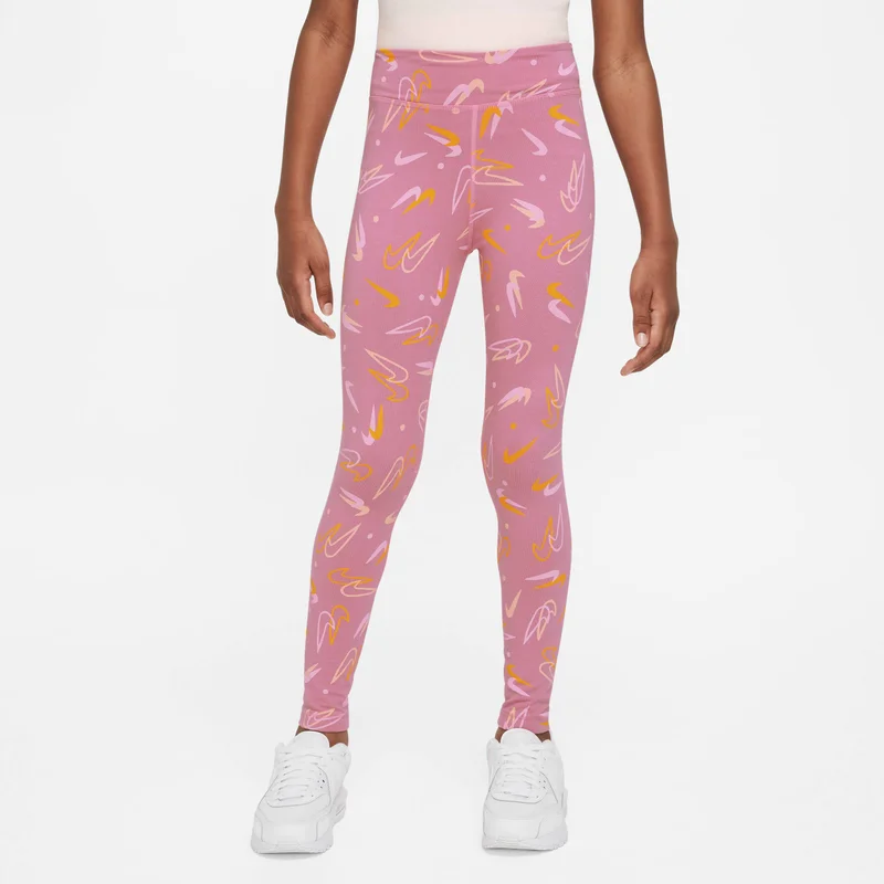 Nike Kids' Sportswear Essential Mid-Rise Leggings (Older Kids)