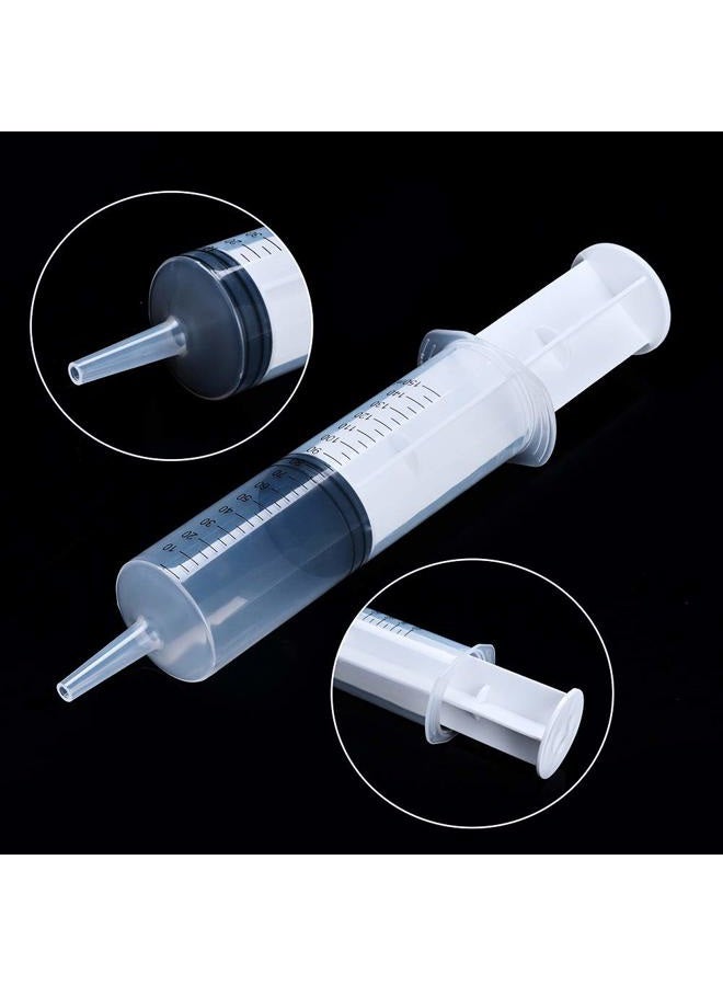 A AKRAF 5 Pack 150ml Reusable Plastic Syringe Individually Packaged for Scientific Labs and Dispensing Long-term Multiple Uses - Image 2