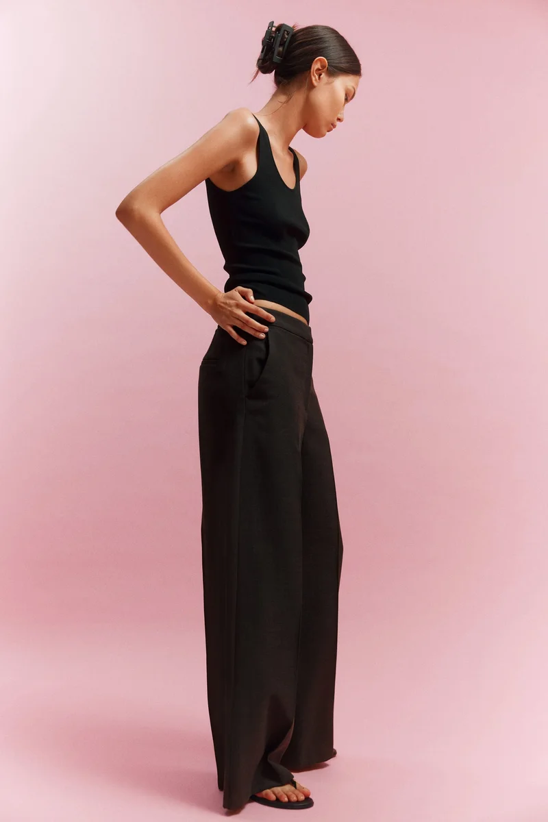 H&M Wide tailored trousers