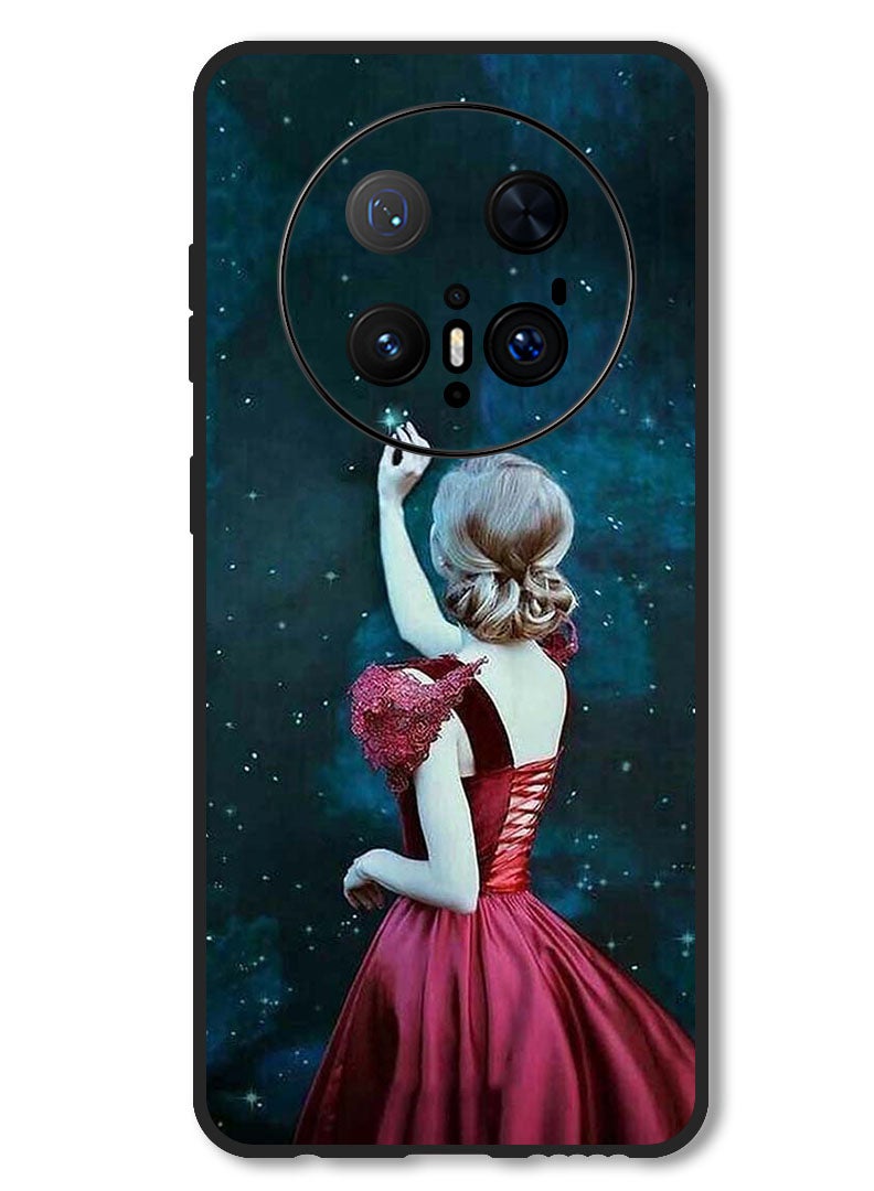 Theodor Case Compatible with Huawei Mate 70 Pro/ 70 Pro + Protection Shockproof Bumper Cover Girl Touching Star - Image 1
