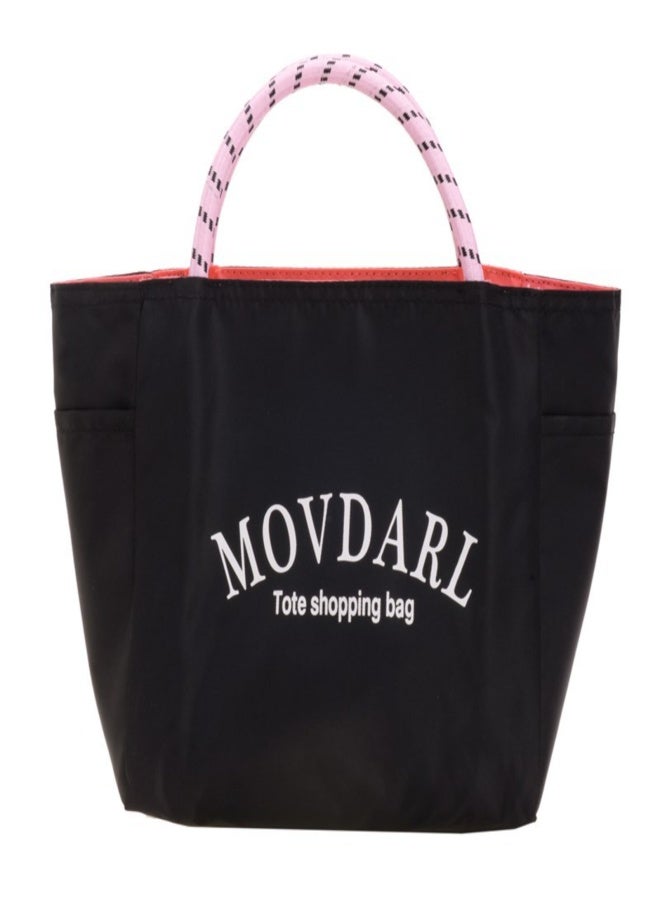 Large-capacity waterproof nylon lunch bag tote - Image 1