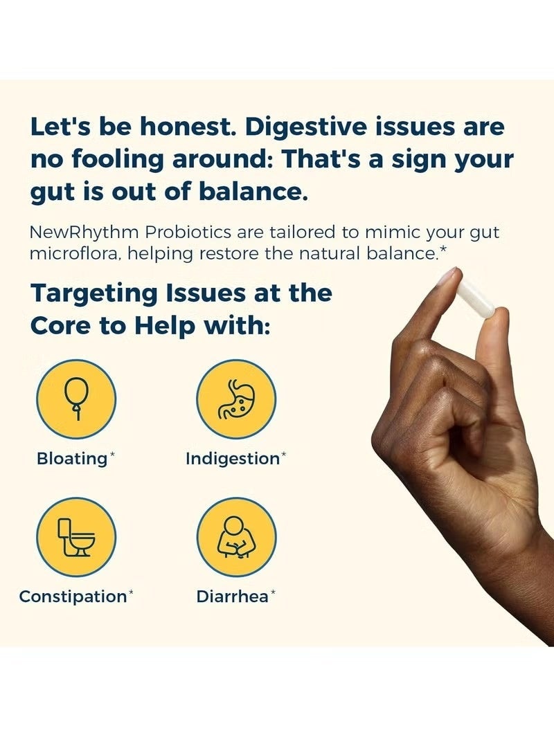 Probiotics One 50 Billion CFU Probiotics with 20 Targeted Strains in 60 Veggie Capsules - Acid Resistant, Non-GMO, Gluten Free & No Refrigeration Required - Image 3