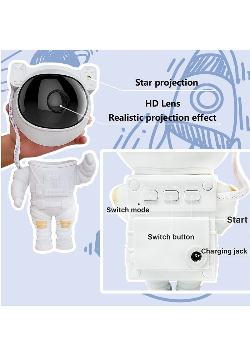 Star Projector Night Light with Timer and Remote Control,Astronaut Projector Lamp 360° Rotation,USB Galaxy Starry Sky Projector for Kids, Party,Bedroom and Game Room - Image 5