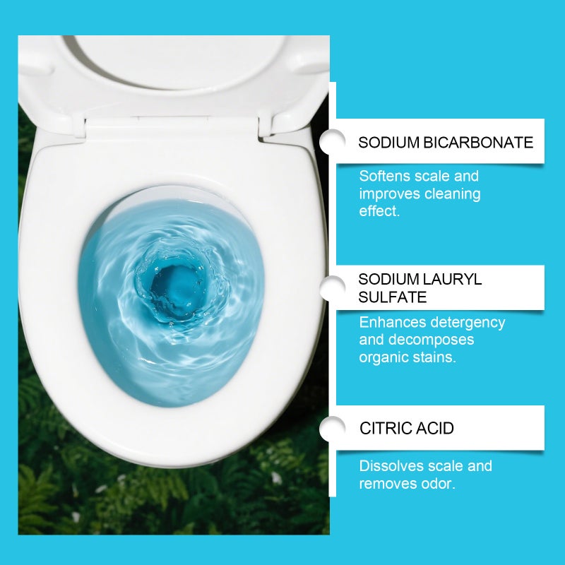 Jue Fish Toilet Cleaner Gentle Stain Removal Automatic Stain Removal Convenient Fresh Cleaning Agent - Image 3