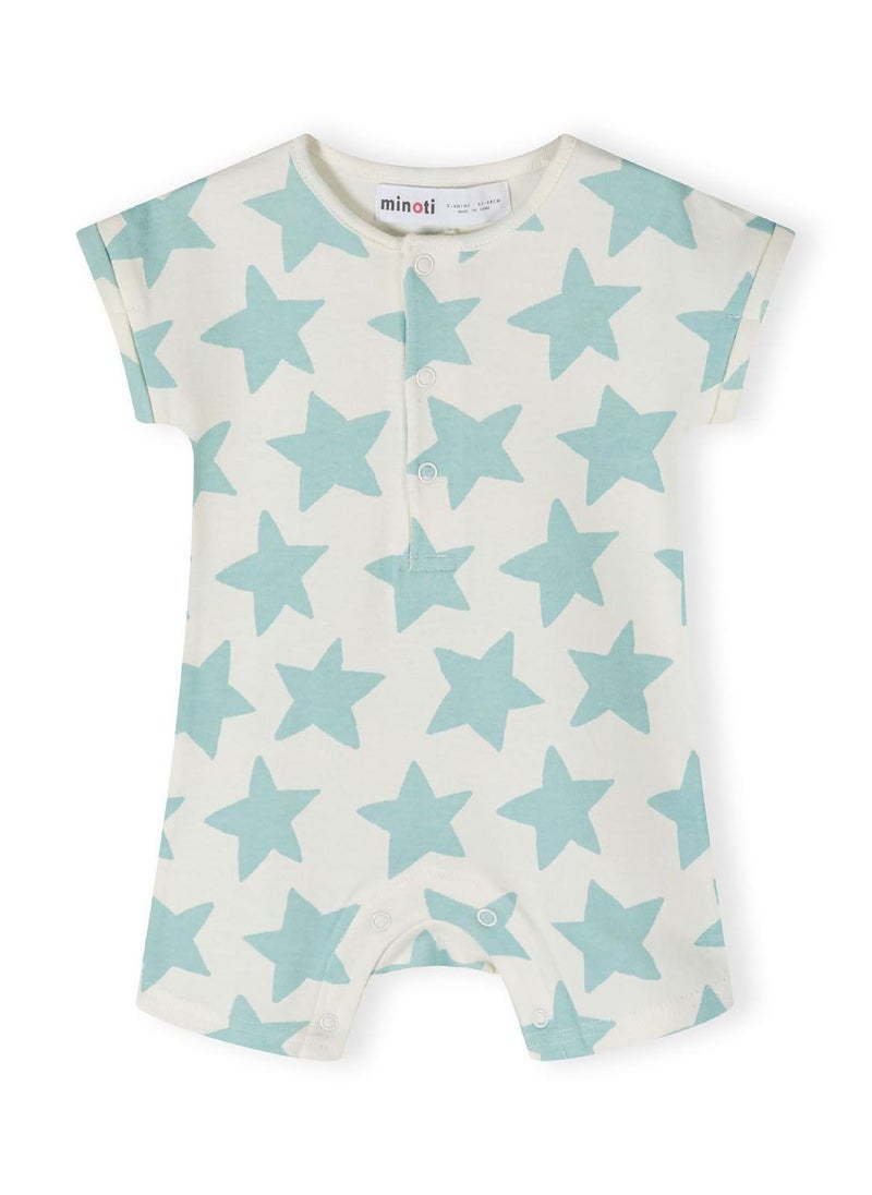 MINOTI 2-Pack Baby Rompers with Short Sleeves and Snap Closures  - Image 3