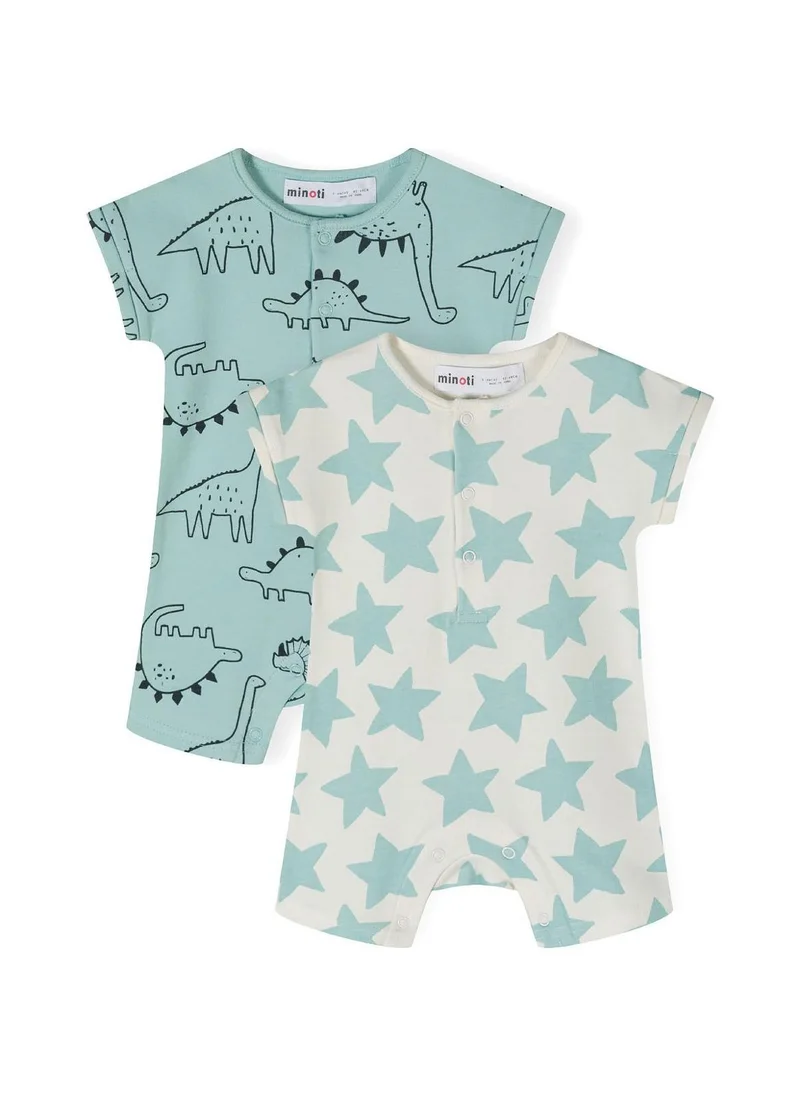 مينوتي Baby 2 Pack Short Sleeve Rompers