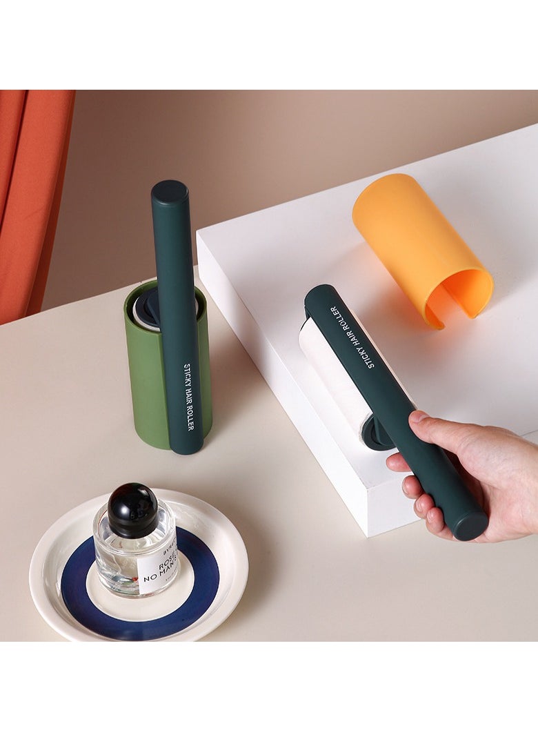 Generic Travel Lint Roller (Replacement Paper 180) Reusable Mini Lint Remover with Cover Small Pocket Lint Roller for Clothes Portable Sticky Roller  - Image 2