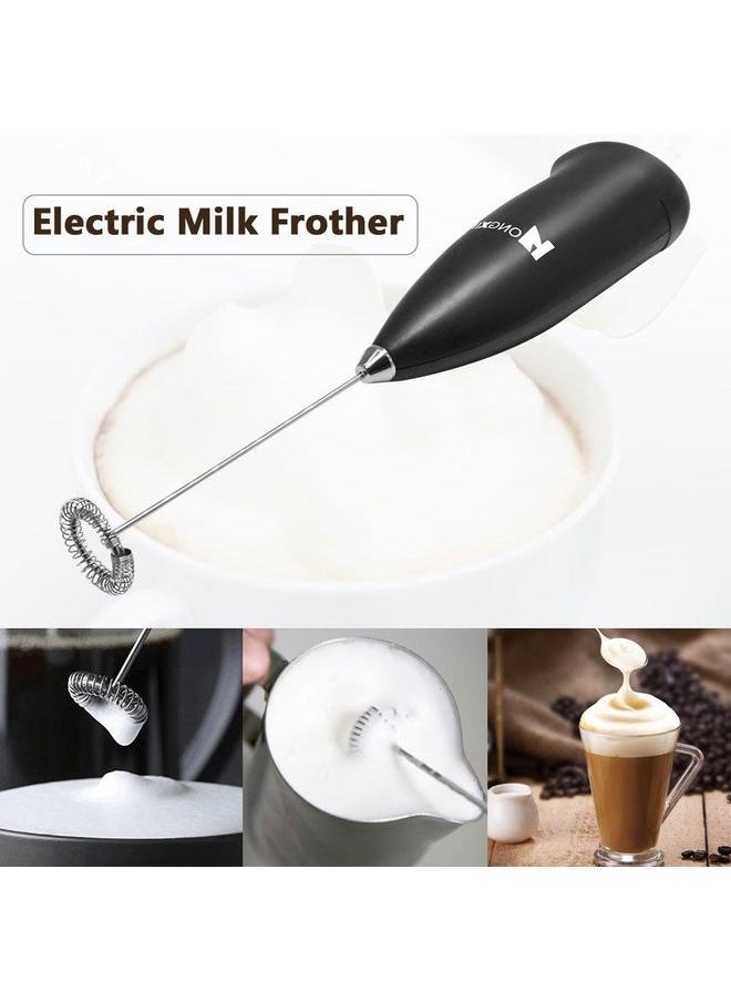 Generic Electric Milk Frother Automatic Foam Maker Black  - Image 3
