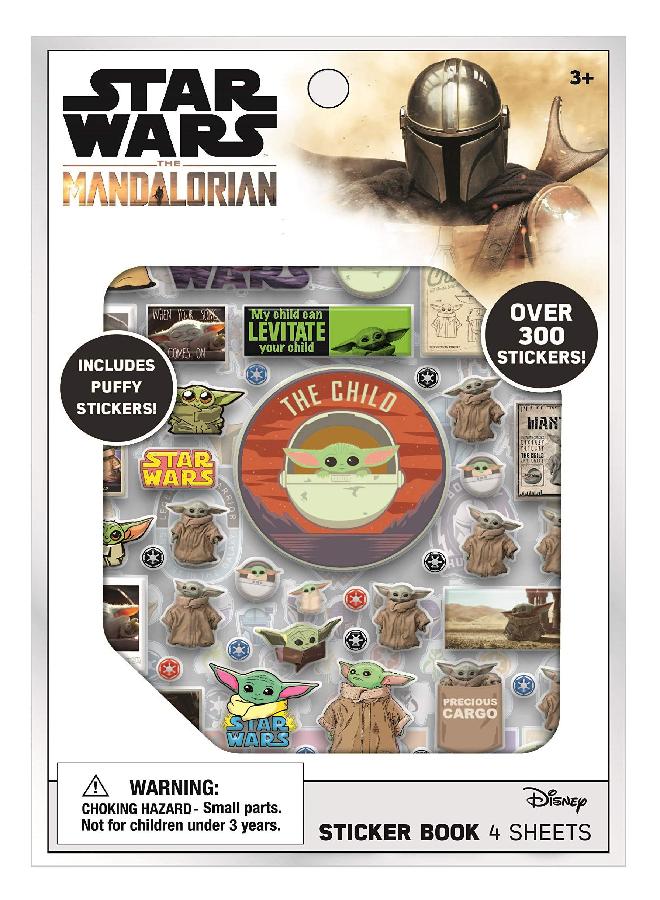 Innovative Designs Baby Yoda Star Wars The Mandalorian Sticker Book Pack - Over 300 Stickers - Image 1
