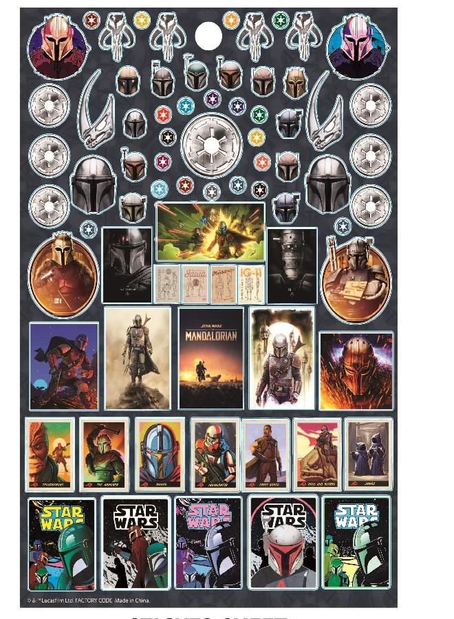 Innovative Designs Baby Yoda Star Wars The Mandalorian Sticker Book Pack - Over 300 Stickers - Image 2