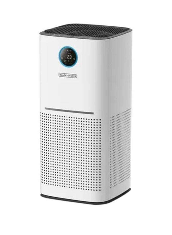 BLACK+DECKER Air Purifier High Performance For Rooms Size Upto 60m² Removes House Dust/Aerosols And Uncomfortable Smell AP3560-B5 White/Black - Image 1