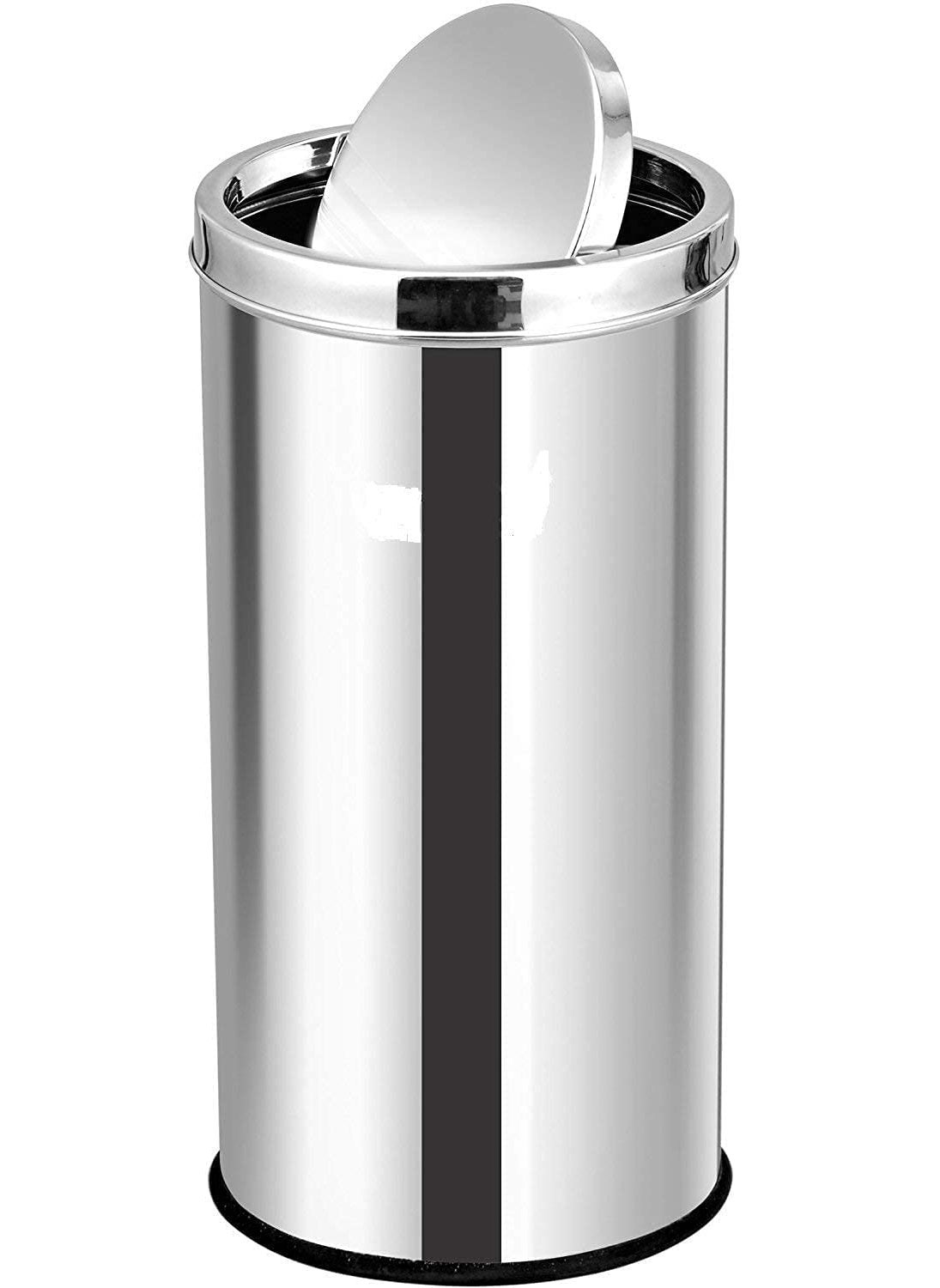 Ganeshi Ganeshi Stainless Steel Swing Dustbin With Lid for Home Kitchen and Offices 80 Liter  - Image 1