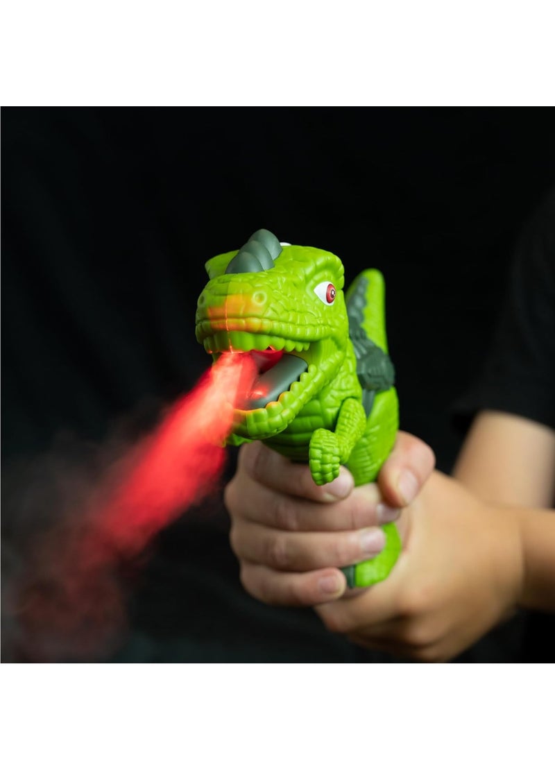 GUDOO مسدس لعبة الديناصور بالنفَس الناري – ديناصور يصدر زئيرًا مع مؤثرات صوتية واقعية ونفَس ناري يُفعل بالماء، باللون الأخضر.          询问 ChatGPT - Image 1