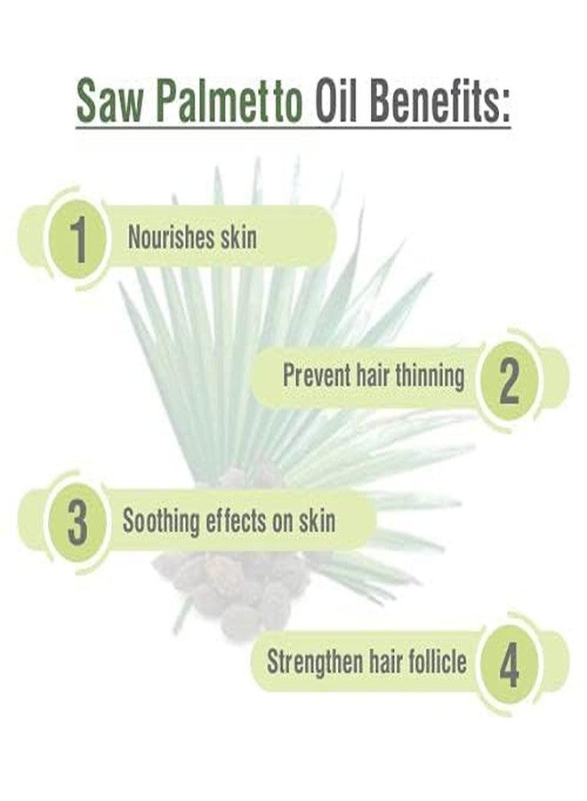 Salvia Saw Palmetto Oil Cosmetic Grade (30 ml / 1.01 fl oz) - Botanical Oil for Hair Scalp Massage & DIY Beauty Formulations - Image 4