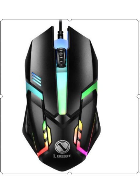 Philips SPK9314 Wired RGB Gaming E-sports Mouse Notebook Desktop Computer Optical Universal Mouse-Color:MagneSium S1 MouSe (wired) Black