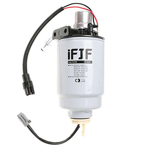 iFJF 12642623 Fuel Filter Assembly Replacement for Duramax 66L V8 Chevy SilveradoGMC Sierra 2500HD 20052013 with Hand Fuel Pump Water in Fuel Sensor