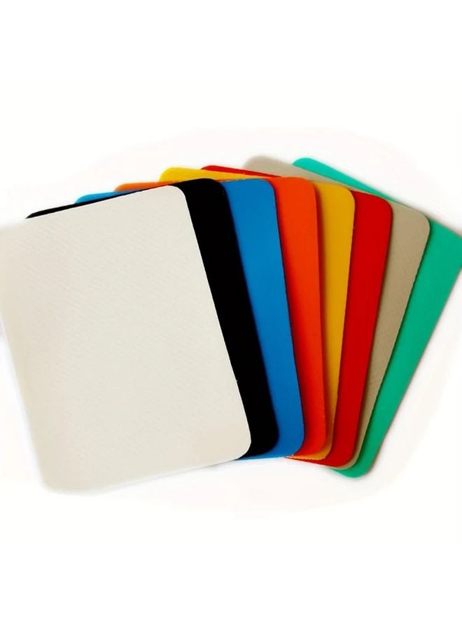 طقم إصلاح من البولي فينيل كلوريد الأحمر 2 قطعة للقوارب القابلة للنفخ، قوارب الكاياك، القوارب المطاطية، أداة مربعة مقاومة للماء - Image 2