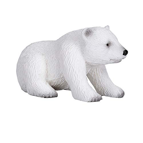 MOJO Polar Bear cub Sitting Toy Figure - Image 1