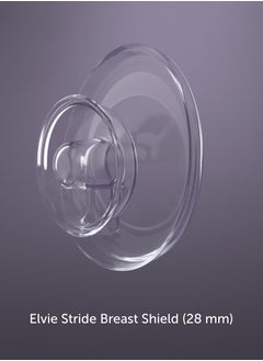 elvie Stride Breast Pump Breast Shield - 28mm | 2 Pack | Nipple Shield for Pumping Breast Milk | Breastfeeding Essentials for Electric Breast Pumps | BPA Free, Dishwasher Safe  - Image 2