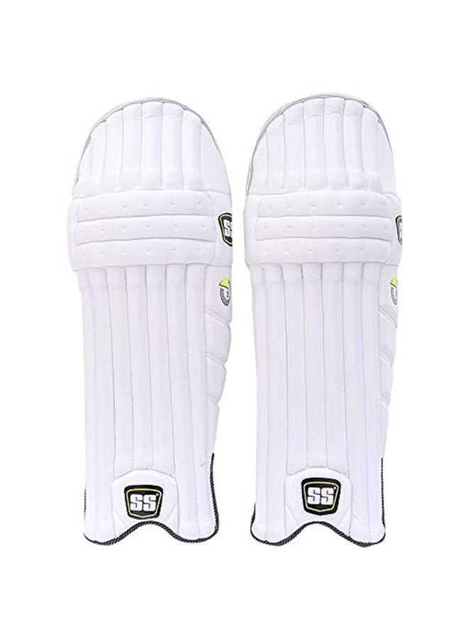 SS Sunridges Ranji Lite Cricket Batting Leg Guards, 1 Pair - White [10050019] - Image 4