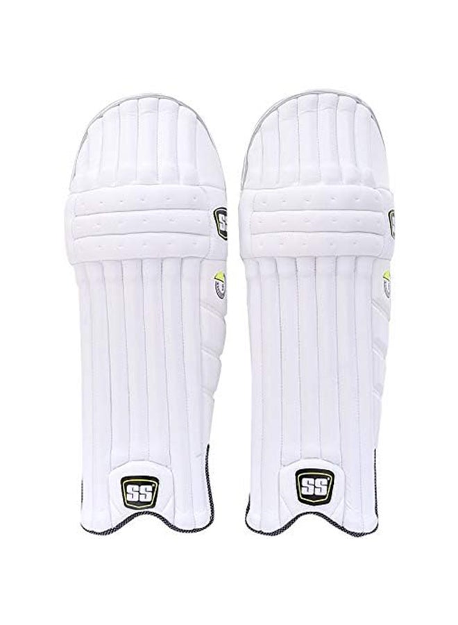 SS Sunridges Ranji Lite Cricket Batting Leg Guards, 1 Pair - White [10050019] - Image 3