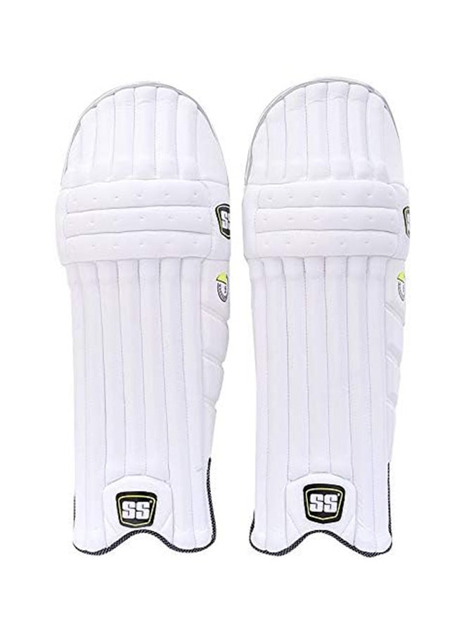 SS Sunridges Ranji Lite Cricket Batting Leg Guards, 1 Pair - White [10050019] - Image 2