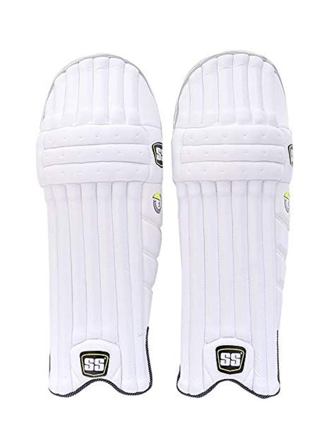 SS Sunridges Ranji Lite Cricket Batting Leg Guards, 1 Pair - White [10050019] - Image 1