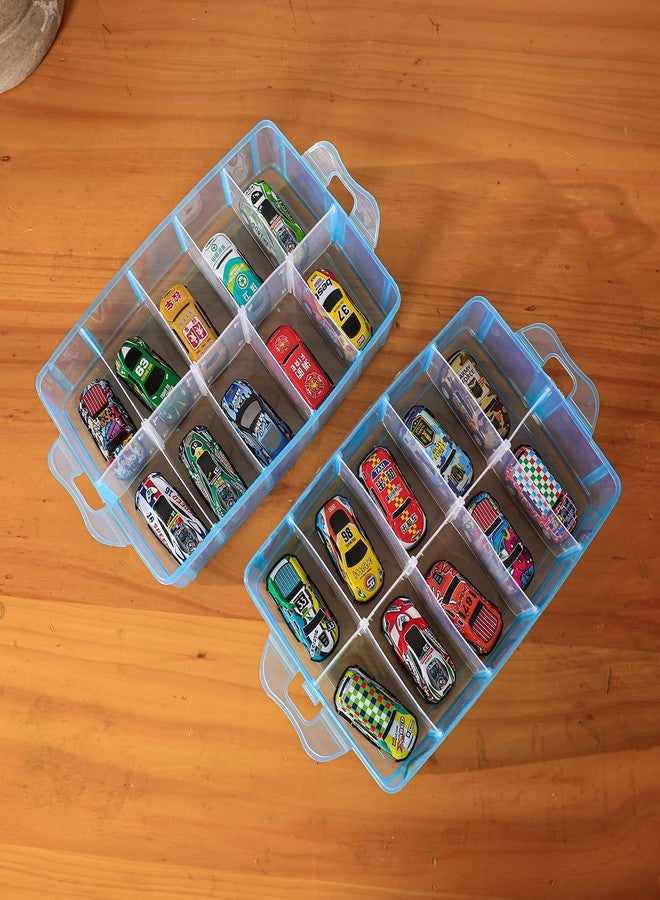 Sooyee 7 Layers Stackable Storage Container, 70 Adjustable Compartments Stackable Storage Container for Kids Toys, Art Crafts, Jewelry, Supplies, Mini Case & Letter Sticker Included,Clear - Image 4