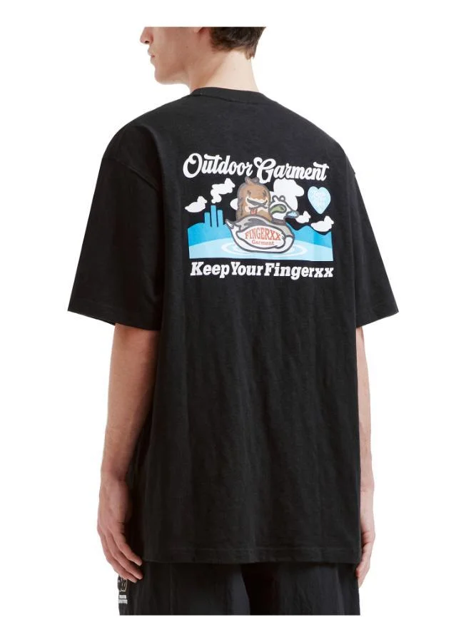 فينجركروكس تيشيرت خارجي بتصميم شبحي