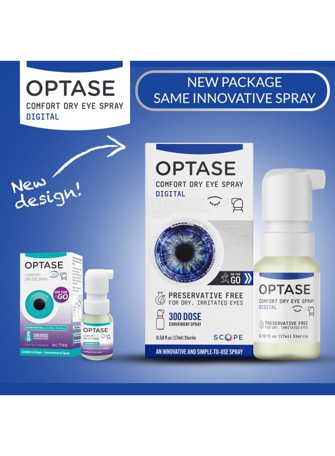 Optase Comfort Dry Eye Spray - for Tired, Irritated & Strained Eyes and Eyelids - 300 Sprays - 17ml - Image 5