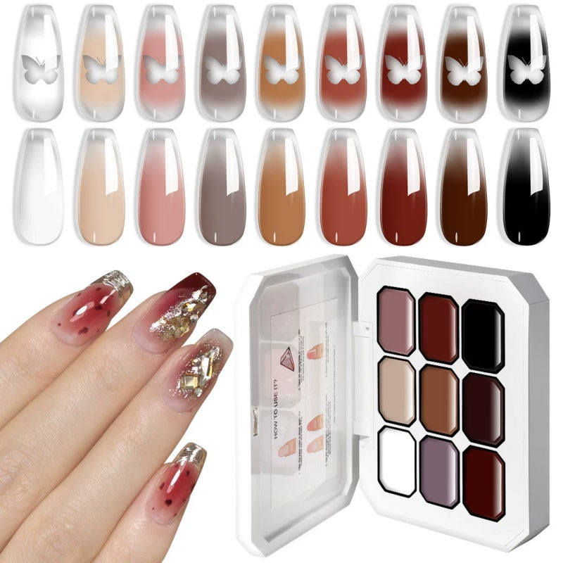 Nail patting glue color