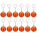 DEARIDAP 12 PCS Mini Foam Squeeze Basketball Small Sports Stress Ball Keychains 157 in Ball Keychains Bulk for Game Party Decoration Bag Gift Fillers - Image 2