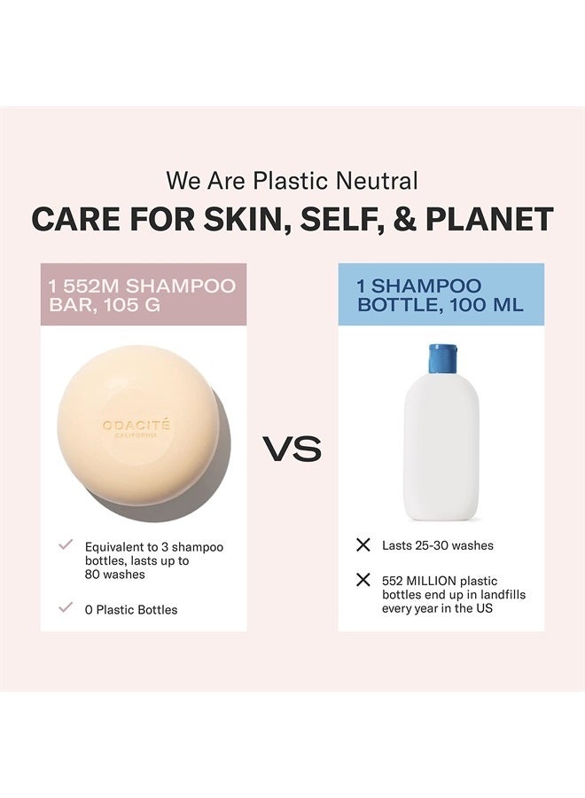 Odacite Odacité Shampoo Bar for Hair Care - Argan & Coconut 552M Natural Soap Bar - Cleansing Shampoo to Hydrate & Moisturize Skin 3.7Oz - Image 5