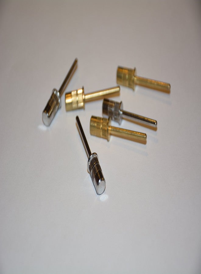 NaRaMax Nail Drill/File (Quantity: 6pcs) 3 Silver + 3 Gold - Image 2