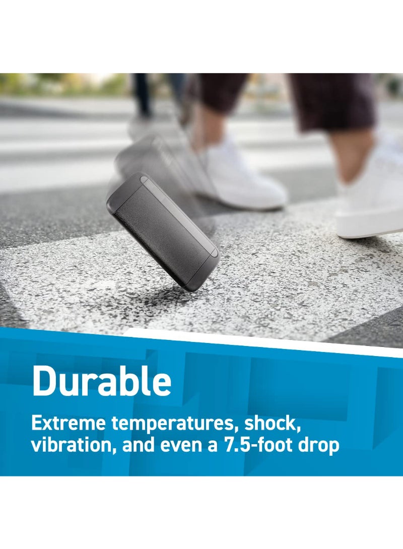 X8 1TB Portable SSD Up to 1050MBs USB 3.2 External Solid State Drive USB-C USB-A - Image 3