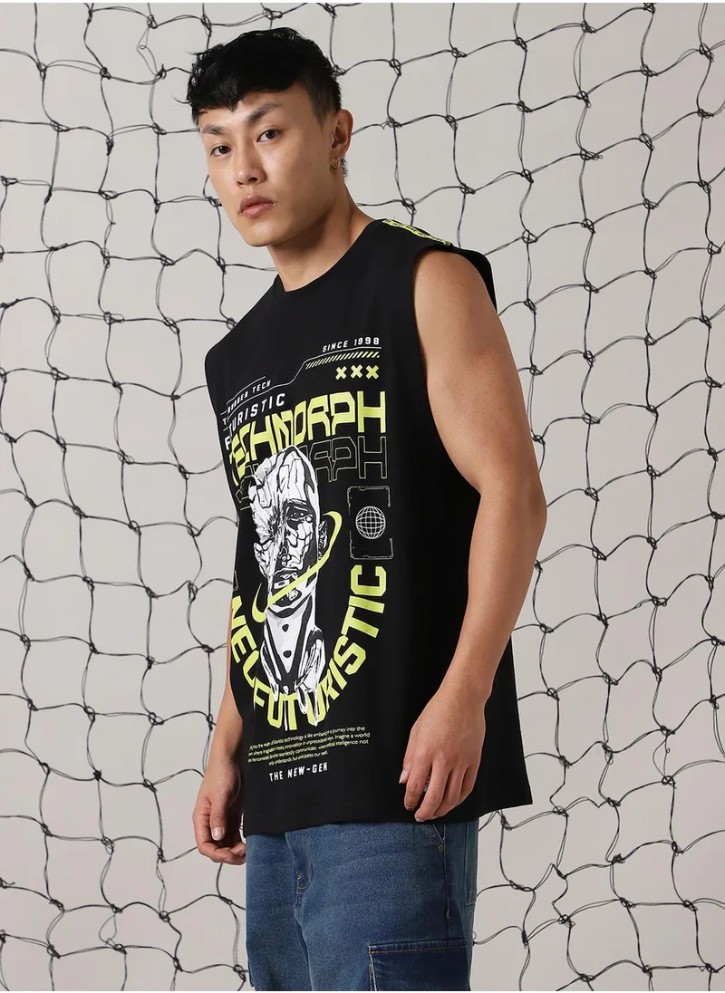 هوبرهولمي Men Black Tshirts