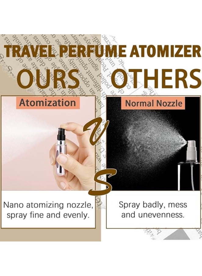 Generic Refillable Perfume Atomiser, 5ml Mini Travel Perfume Bottle Portable Perfume Spray Bottles for Trip, Handbag Purse Luggage - multicolor  - Image 5