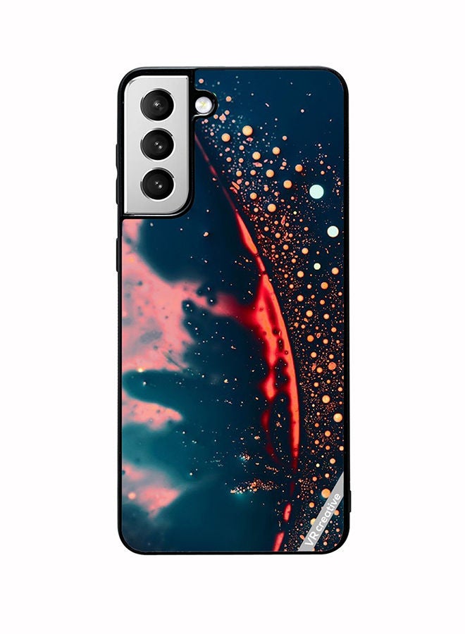 VR CREATIVE Protective Case Cover For Samsung Galaxy S22 5G Earth Design Multicolour - Image 1