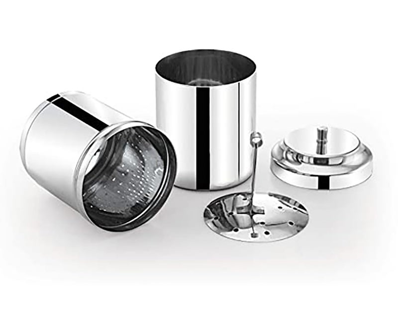 faas faas South Indian Filter Coffee Maker Stainless Steel Coffee Maker Drip Coffee Brewer Madras Kaapi Kappi Coffee 400ML5NO  - Image 2