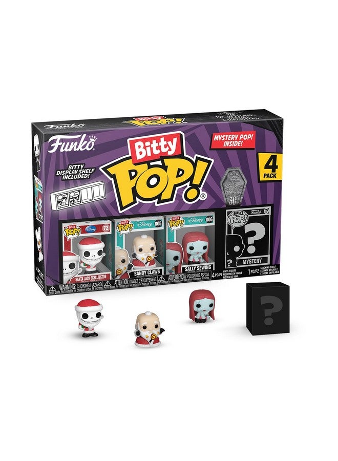 Funko Bitty POP: TNBC- Santa Jack 4PK - Image 1