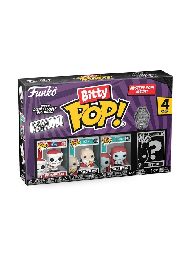 Funko Bitty POP: TNBC- Santa Jack 4PK - Image 3