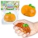 The Orb Factory ORB Tabalicious TABA Squishy Orange Fun Fruit Toy Cute Sticky Fruit TABA Squishies with Transparent Realistic Color Squishy Stress Ball Toys Kawaii Sensory Fidget Toys for Kids and Adults - Image 2