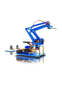 Keyestudio Robot Arm Starter Kit for Arduino, 4DOF Electronic Coding Robotics Arm DIY Set for Kids Adults to Learn Robotics, Support PS2 Joypad Control, Bluetooth Remote Control by Android iOS APP  - Image 1
