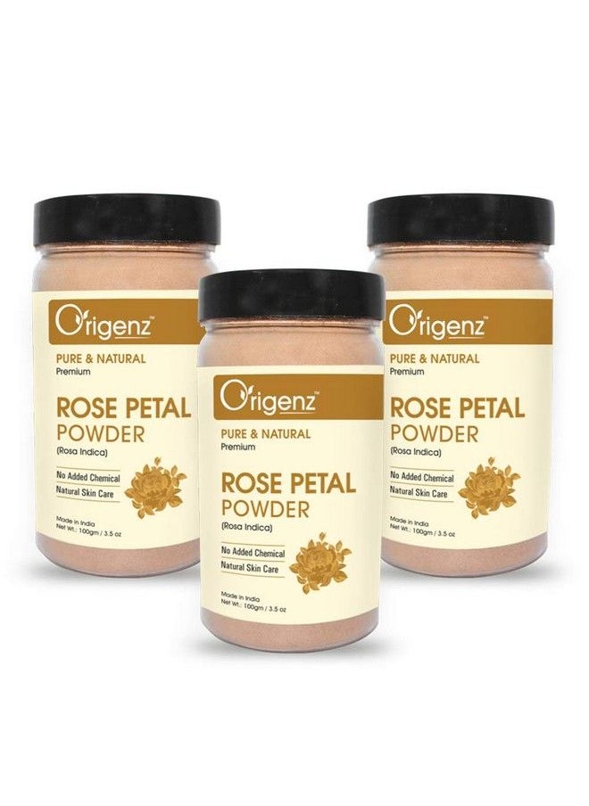 Rose Petals Powder Helps In Reducing Dark Spots Scars & Marks Nourishment Fairness Natural Exfoliator Tanning Glowing Skin ; Rosa Indica Face Mask ; 100Gm Pack Of 3 - pzsku/Z376CA1169173218BC568Z/45/_/1690020826/a413ab58-1a2c-4c37-be4e-2f99c833a68e