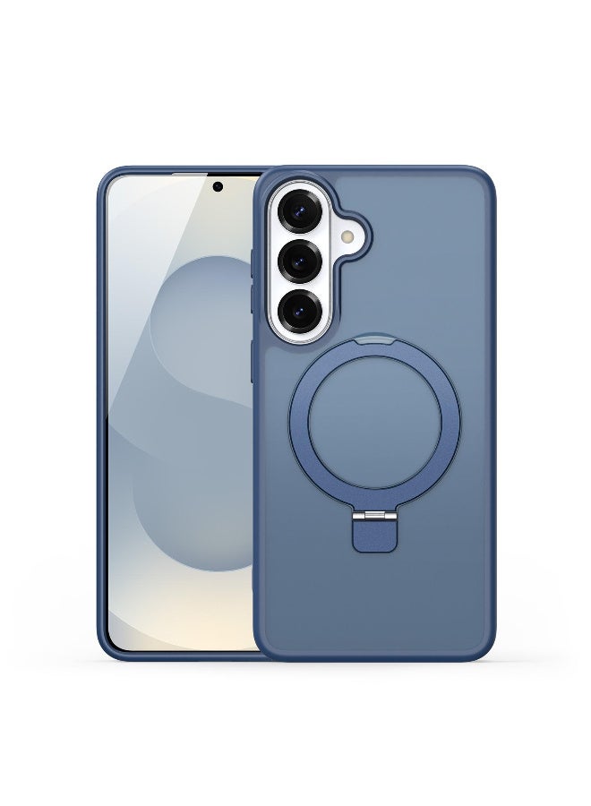 DUX DUCIS Yind Series MagSafe TPU Hybrid PC Phone Case with Stand For Samsung Galaxy S26 5G (Dark Blue) - Image 5