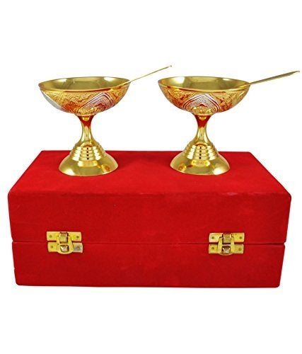 JAIPUR ACE JAIPUR ACE Metal Dessert Bowls 4Pieces Gold  - Image 1
