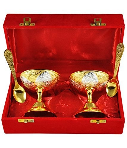 JAIPUR ACE JAIPUR ACE Metal Dessert Bowls 4Pieces Gold  - Image 2