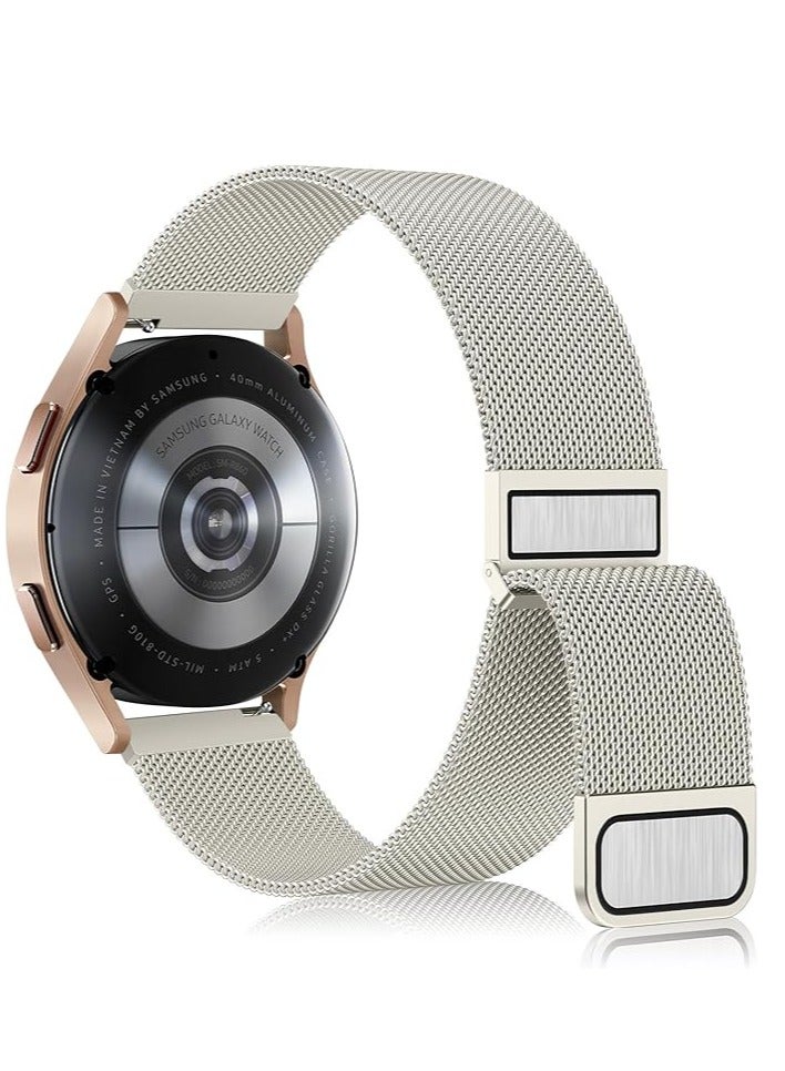Bracelet for Samsung Galaxy Watch 5 40 mm 44 mm Metal Women Men Stainless Steel Metal Mesh Replacement Strap Magnetic Lock 20 mm Watch Strap for Samsung Galaxy Watch 5 Pro 45 mm