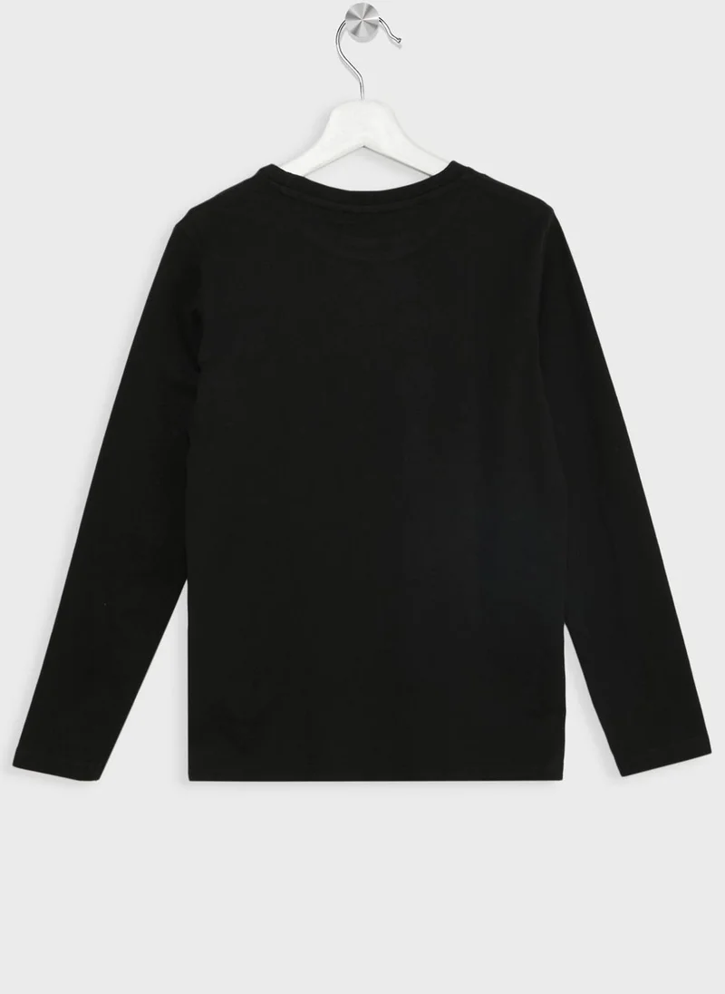 NASA Nasa Boys Printed Long Sleeve T-Shirt